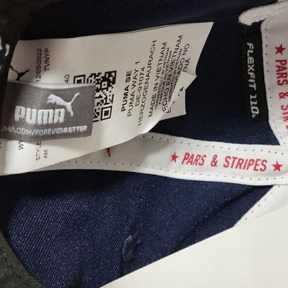 Puma Golf Hat Adult Flag Snapback Patriotic Adjustable Lightweight Unisex NEW - Picture 11 of 14